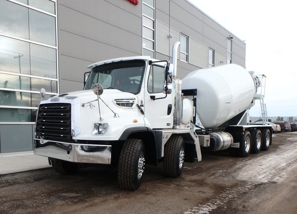 Concrete mixer truck